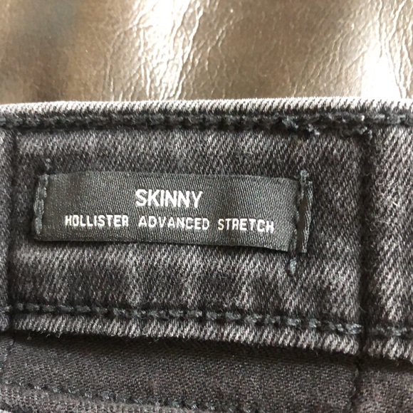 Mens 31 x 30 Black Hollister Skinny Advanced Stretch Jeans - Picture 4 of 4